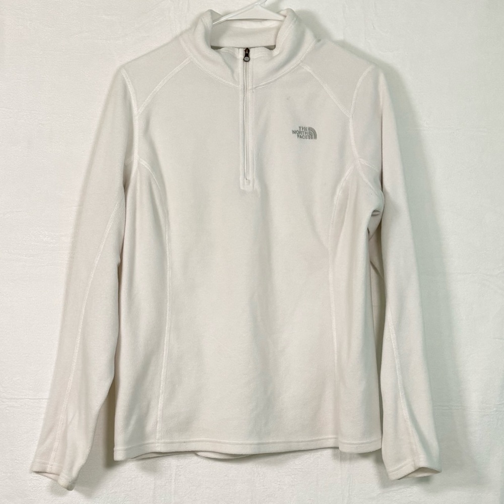 The North Face Light Blue Zip Up Fleece | Women’s Medium | Very Good Condition